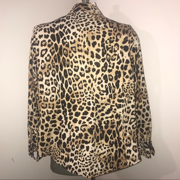 Lane Bryant Leopard Print Blouse - Picture 3 of 4